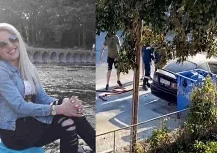 Κατερίνη: Θρήνος στην κηδεία της 38χρονης που απανθρακώθηκε στο αυτοκίνητό της