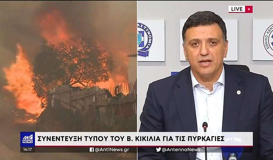 Κικίλιας για τις φωτιές: Μέσα σε 5 ημέρες είχαμε 355 δασικές πυρκαγιές