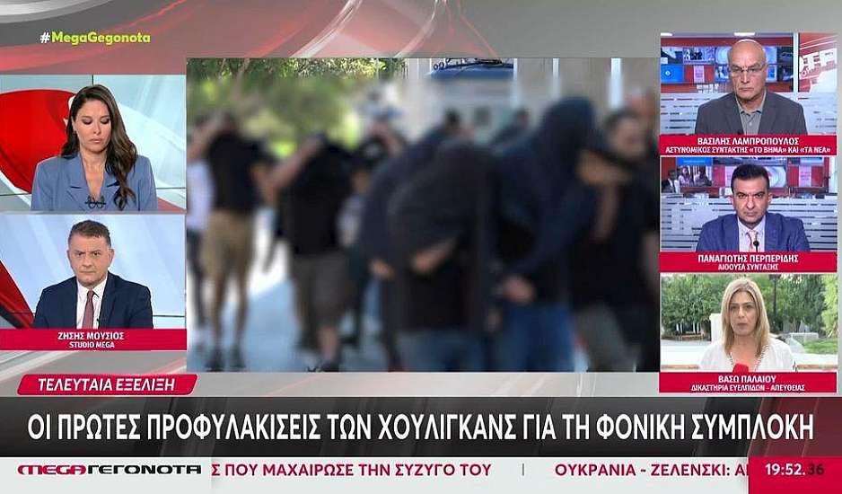 Νέα Φιλαδέλφεια: Προκλητικοί στις απολογίες τους οι Κροάτες – Στη φυλακή οι πρώτοι χούλιγκαν