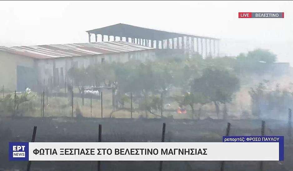 Φωτιά σε Αλμυρό και Βελεστίνο: Με εντολή του 112 εκκενώνονται Διμήνι, Παλιούρι και ΒΙΠΕ Βόλου – Προληπτική εκκένωση στο Σέσκλο