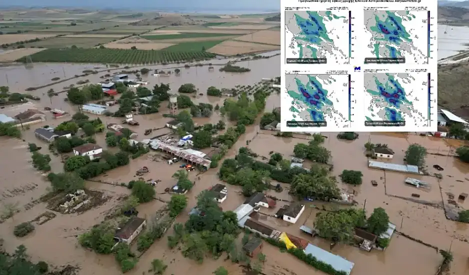 Η απάντηση του meteo στην κυβέρνηση: Αυτές ήταν οι προγνώσεις για τις πλημμύρες (χάρτες)