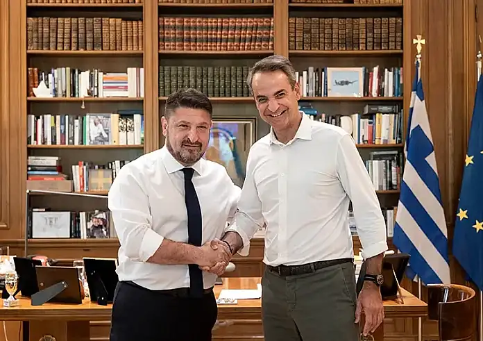 Συνάντηση Μητσοτάκη – Χαρδαλιά – Πάνω από δυο ώρες κράτησε η συνάντηση