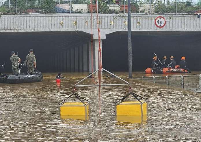 Νότια Κορέα: Στους 35 ανήλθε ο αριθμός των νεκρών από τις πλημμύρες