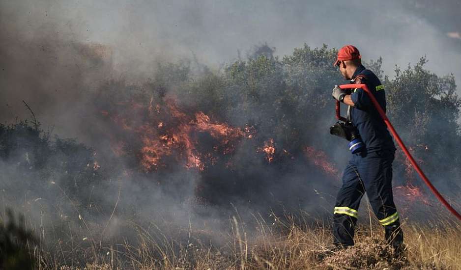 Καλύτερη εικόνα από τα μέτωπα σε Ρόδο, Λαμία, Κέρκυρα και Κάρυστο