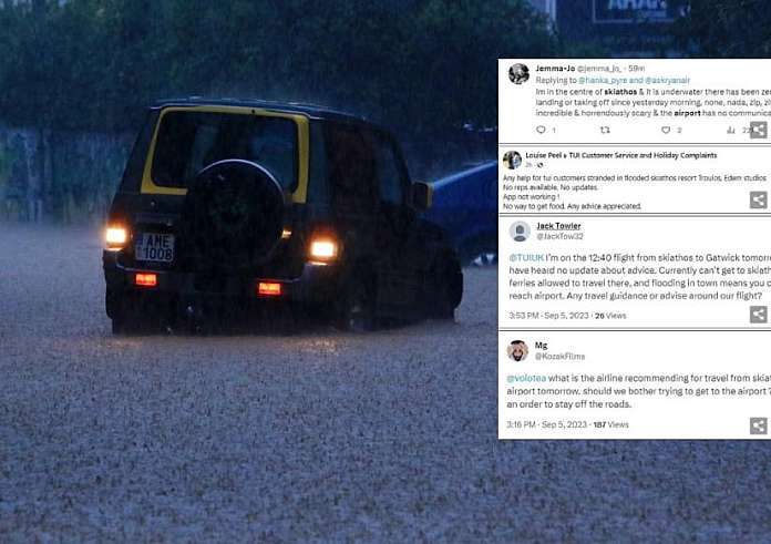 Κραυγή αγωνίας από τουρίστες στη Σκιάθο - Ζητούν βοήθεια στα social media