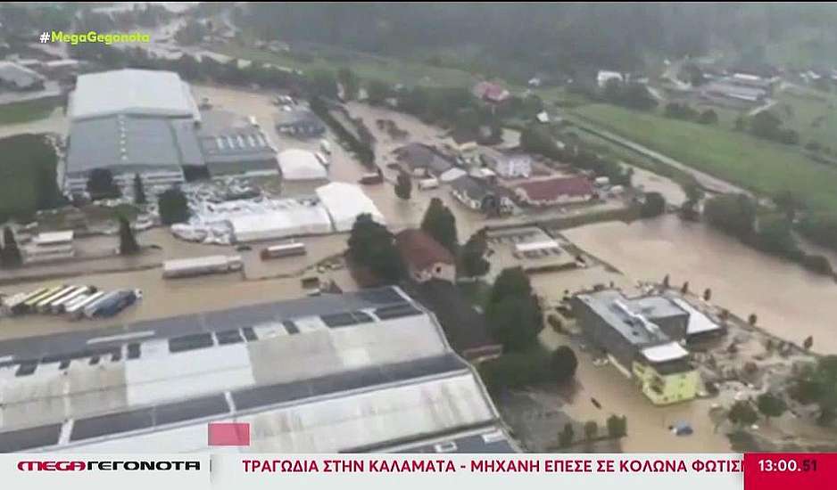 Σλοβενία: Βυθίστηκαν πόλεις από τις καταστροφικές πλημμύρες – Τρεις νεκροί