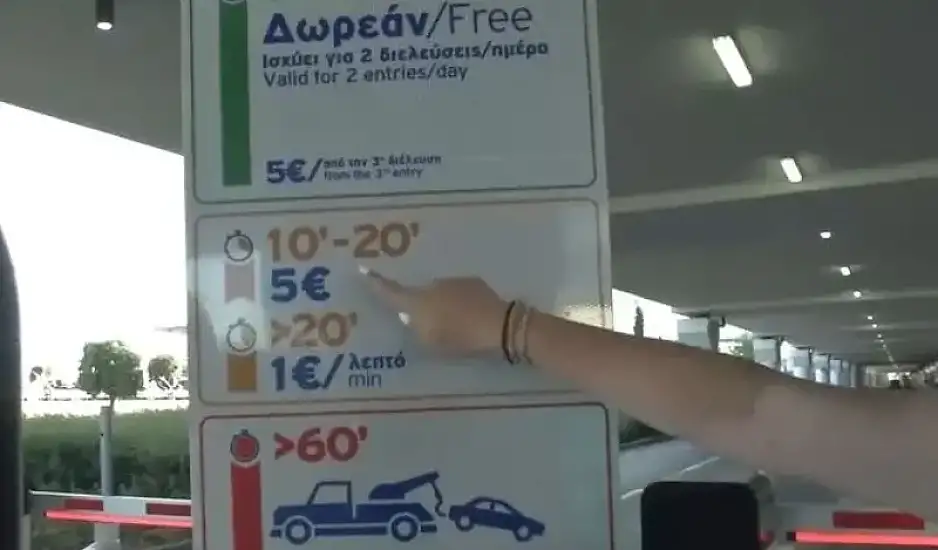 Μπήκαν μπάρες στο αεροδρόμιο Ελ. Βενιζέλος: Η τιμή για κάθε λεπτό παραμονής