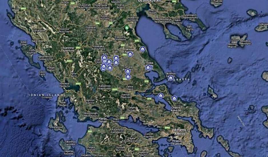 Κακοκαιρία Daniel: Δορυφορικός χάρτης δείχνει τις περιοχές της Θεσσαλίας που έχουν βουλιάξει