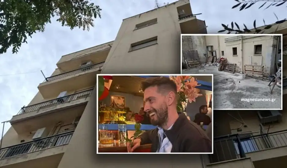 Βόλος: Συνεχίζεται η έρευνα για τον θάνατο του 37χρονου που έπεσε από μπαλκόνι 4ου ορόφου