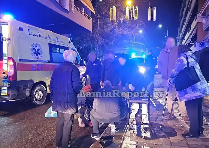 Λαμία: Τροχαίο ατύχημα με ντελιβερά που παρέσυρε πεζή ηλικιωμένη