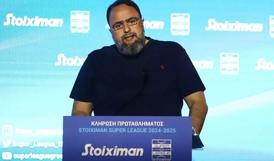 Ο Βαγγέλης Μαρινάκης προανήγγειλε κεντρική διαχείριση στη Super League με συμφωνία για χορηγία 18 εκατομμυρίων ευρώ