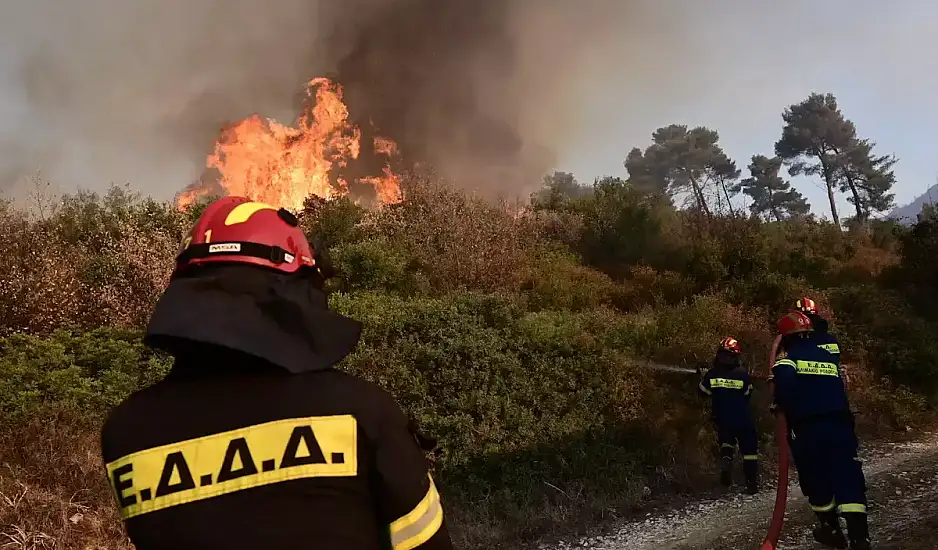 Φωτιά στις Σέρρες στη Νέα Τυρολόη: Μεγάλη κινητοποίηση της Πυροσβεστικής – Τέσσερις συλλήψεις