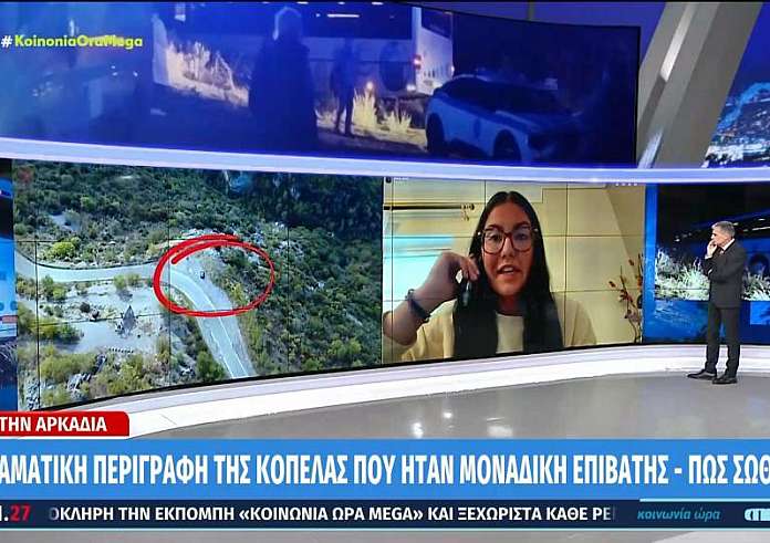 Αρκαδία: Λεωφορείο έμεινε στο γκρεμό μετά από ανακοπή του οδηγού. Δραματική περιγραφή επιβάτιδας