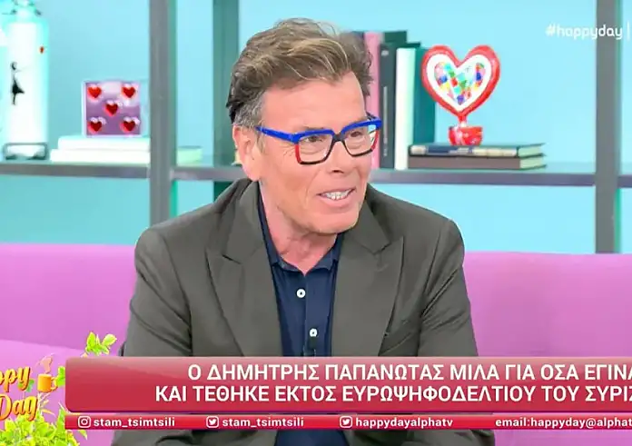 Παπανώτας: Με «έφαγαν» οι βεδουίνοι της πολιτικής – Δεν είδα ποτέ τον Κασσελάκη