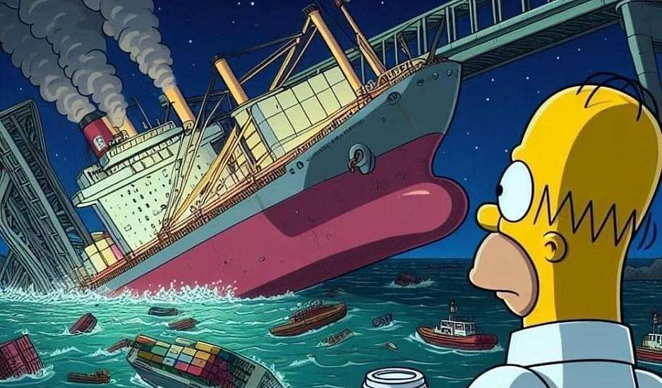 Simpsons: Είχαν προβλέψει και το δυστύχημα στη γέφυρα της Βαλτιμόρης; – Τα viral βίντεο