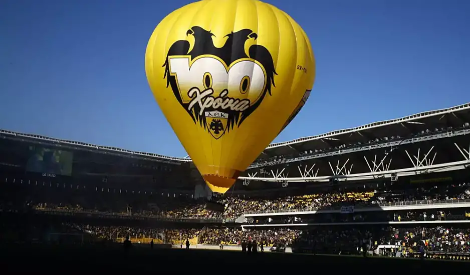 ΑΕΚ: Το εντυπωσιακό αερόστατο για τα 100 χρόνια της Ένωσης