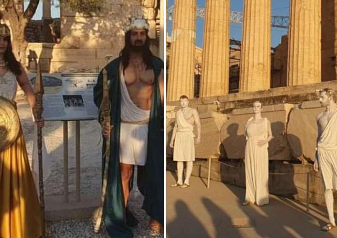 Ακρόπολη: ΕΔΕ για τις χλαμύδες στον ιερό βράχο – Η απάντηση του υπουργείου Πολιτισμού