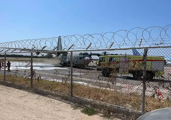 Κεφαλονιά: Ατύχημα με αεροσκάφος C-130 στο αεροδρόμιο, δεν υπάρχουν τραυματίες