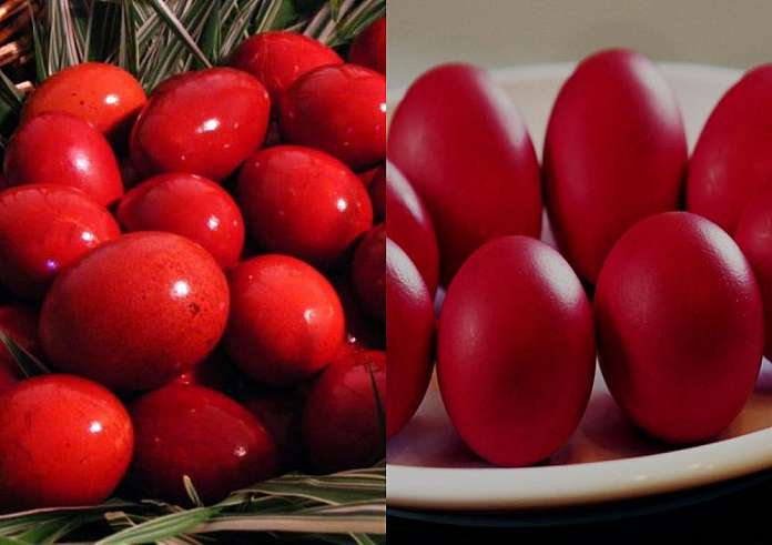 Κόκκινα Πασχαλινά Αυγά: Όλα τα μυστικά της γιαγιάς για έντονο κόκκινο χρώμα χωρίς σπασίματα