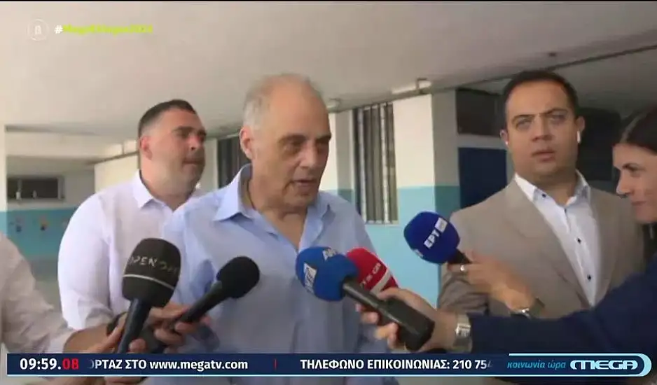 Κυριάκος Βελόπουλος: Ψήφισε στη Θεσσαλονίκη