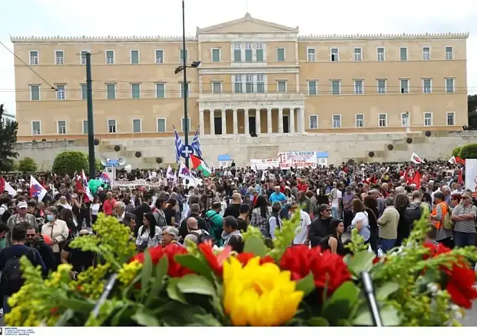 Ολοκληρώθηκαν οι διαδηλώσεις για την Εργατική Πρωτομαγιά