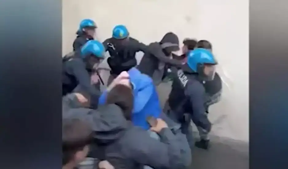 Σοβαρά επεισόδια στην Πίζα σε διαδήλωση υπέρ των Παλαιστινίων