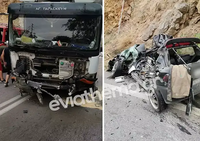Εύβοια: Τροχαίο με 2 νεκρούς και 2 τραυματίες στη Χαλκίδα