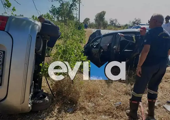 Εύβοια: Μία νεκρή κοπέλα σε τροχαίο και εγκλωβισμένοι ηλικιωμένοι