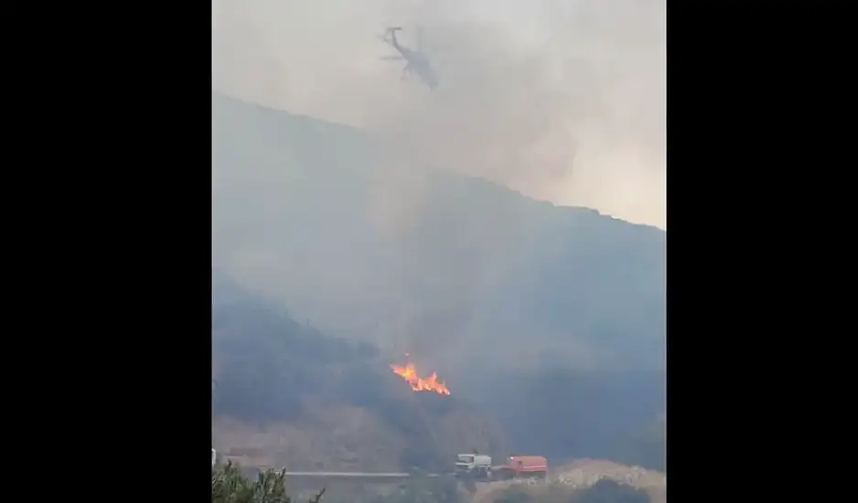 Χωρίς ενεργό μέτωπο η φωτιά στο Σέλινο στα Χανιά – «Δύσκολη περίπτωση με εχθρό τον καιρό»