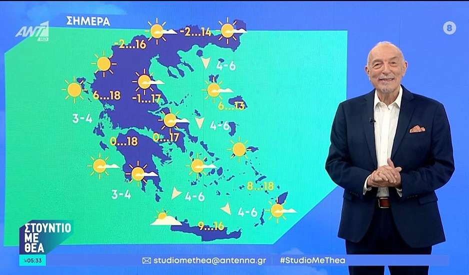 Τελεσιδικεί για τον χιονιά ο Τάσος Αρνιακός: «Η βαρυχειμωνιά δε θα κατέβει νοτιότερα από...»