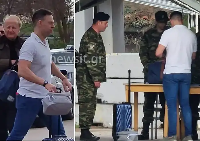 Ο Στέφανος Κασσελάκης παρουσιάστηκε στο στρατόπεδο στη Θήβα