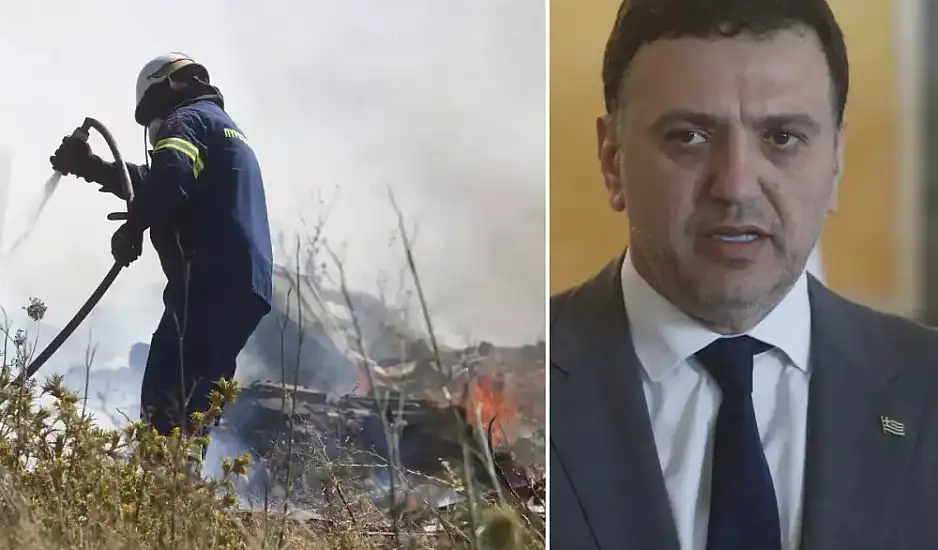 Εμπρησμό αποκάλυψε ο Βασίλης Κικίλιας για τη Βάρης – Κορωπίου – Όλα τα μέτωπα που έχουν σημάνει συναγερμό στην Πυροσβεστική