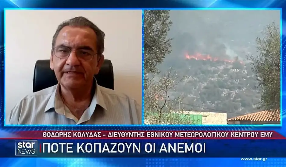 Πότε θα κοπάσουν οι άνεμοι – Η πρόγνωση του Θοδωρή Κολυδά