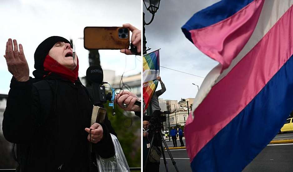 Δύο κόσμοι στο Σύνταγμα για τον γάμο ομοφύλων: Με εικόνες, σταυρούς και θυμιατά οι πολέμιοι – Πολύχρωμες σημαίες οι ΛΟΑΤΚΙ