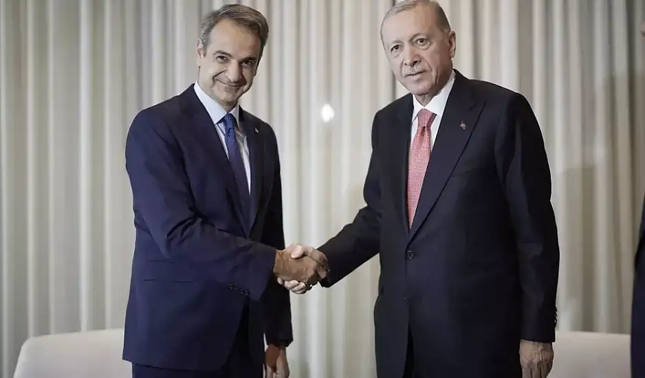Μισή ώρα κράτησε η συνάντηση Μητσοτάκη – Ερντογάν στη Νέα Υόρκη