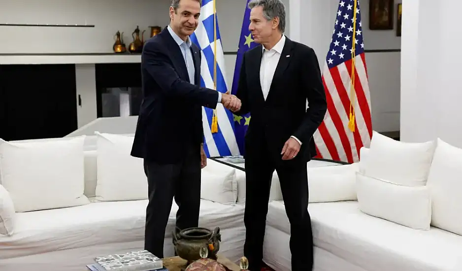 Ο Μπλίνκεν ευχαρίστησε τον Μητσοτάκη για τη συνεισφορά της Ελλάδας στην ασφάλεια της Ουκρανίας