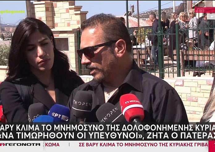 Άγιοι Ανάργυροι: Βουβός πόνος στο μνημόσυνο της Κυριακής που δολοφονήθηκε έξω από το αστυνομικό τμήμα