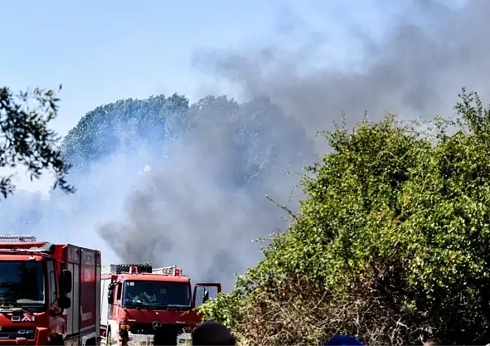 Φωτιά στο Καλαμίτσι Πρεβέζης: Μήνυμα από το 112 – Επιχειρούν και εναέρια μέσα