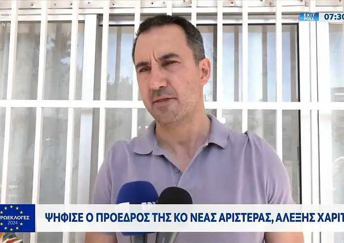Ψήφισε στην Καλαμάτα ο Αλέξης Χαρίτσης: Δεν πάει άλλο με την κυβέρνηση Μητσοτάκη