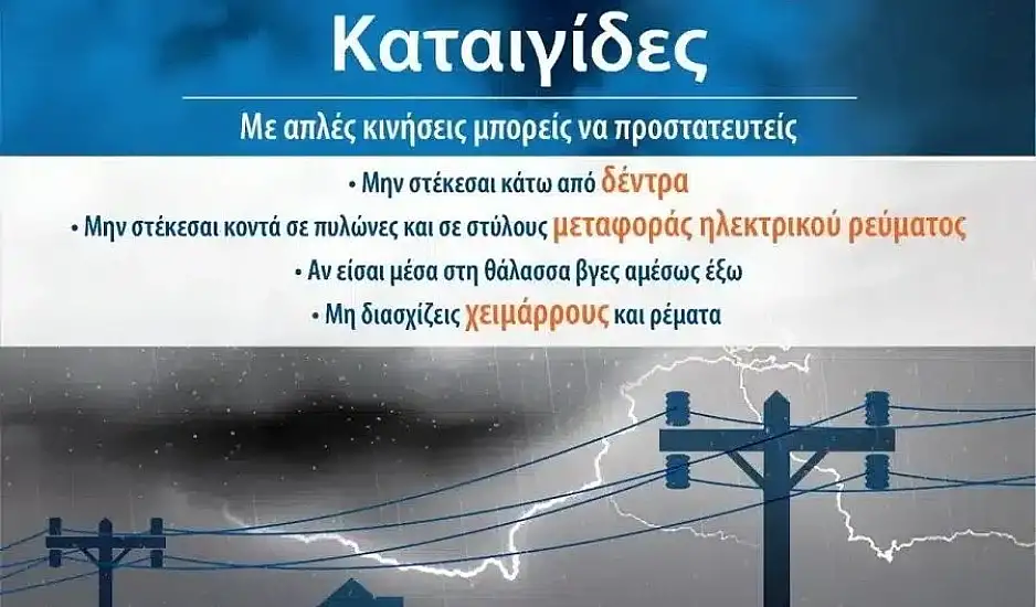 Πολιτική Προστασία: Συστάσεις ενόψει της επιδείνωσης του καιρού