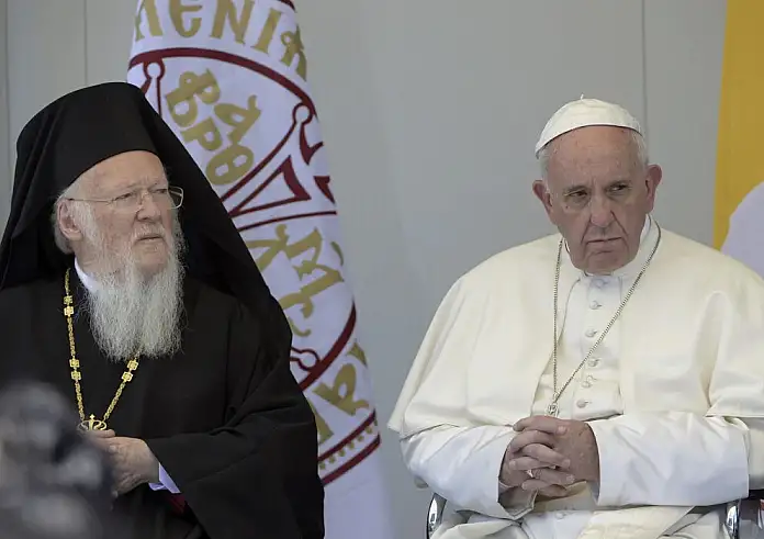 Βαρθολομαίος: Η συνεργασία με τον Πάπα Φραγκίσκο για την ενότητα των Εκκλησιών