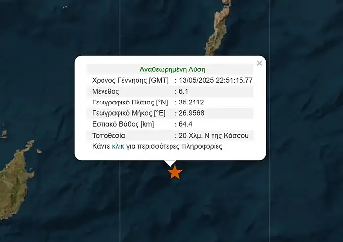 Σεισμός στην Κάσο – Γεράσιμος Παπαδόπουλος: Οι σεισμοτεκτονικές συνέπειες μάλλον θα είναι σημαντικές