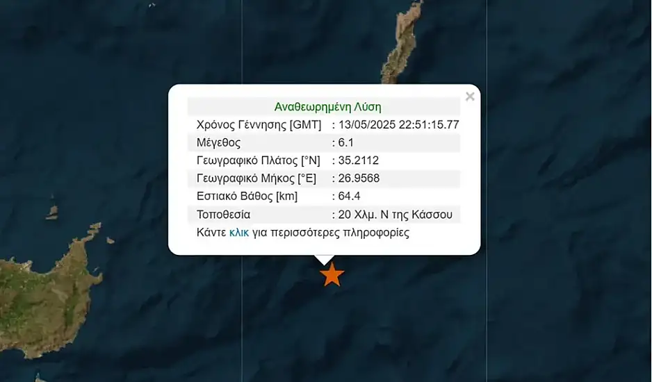 Σεισμός στην Κάσο – Γεράσιμος Παπαδόπουλος: Οι σεισμοτεκτονικές συνέπειες μάλλον θα είναι σημαντικές