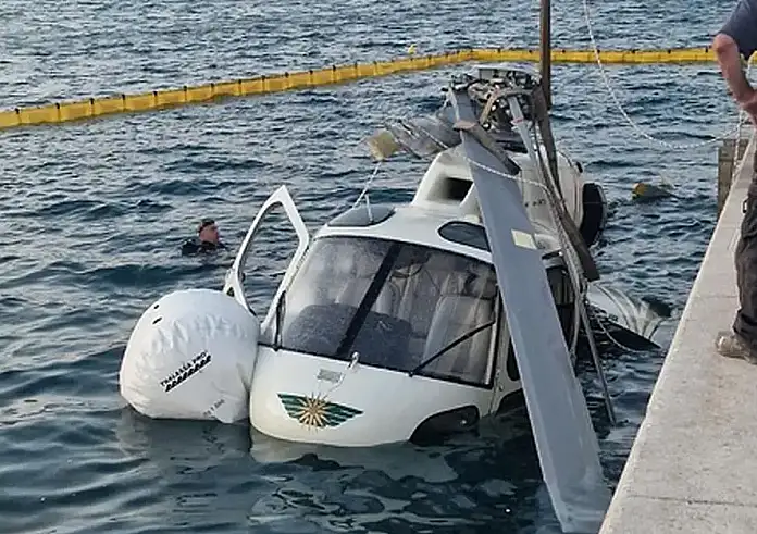 Πτώση ελικοπτέρου: Δύο ζευγάρια Αμερικάνων και ο Έλληνας πιλότος σωθήκαν από θαύμα