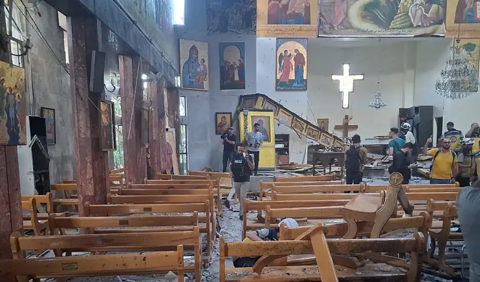 Συρία: Βομβιστής αυτοκτονίας ανατινάχθηκε στο εσωτερικό εκκλησίας στη Δαμασκό