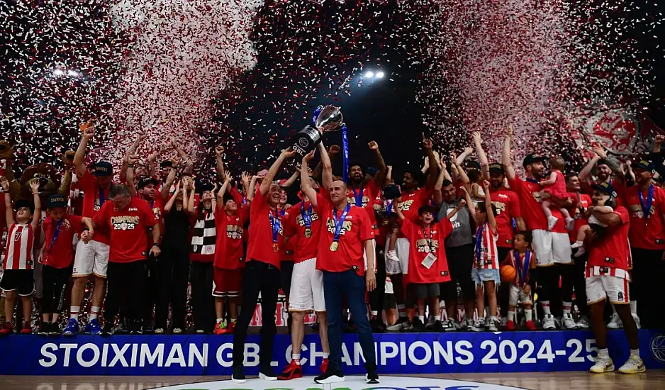 Basket League: Φιέστα στο ΣΕΦ για το πρωτάθλημα στα 100 χρόνια του Ολυμπιακού