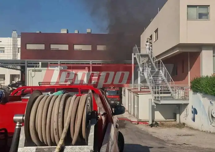 Πάτρα: Φωτιά ξέσπασε στο υπόγειο του Νοσοκομείου Άγιος Ανδρέας
