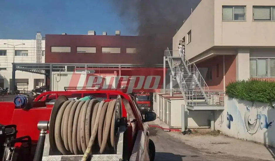 Πάτρα: Φωτιά ξέσπασε στο υπόγειο του Νοσοκομείου Άγιος Ανδρέας