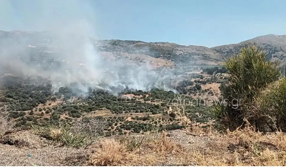 Φωτιά στα Χανιά – Ήχησε το 112