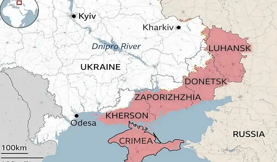 Ανάλυση BBC: Οι 5 περιοχές που θέλει ο Πούτιν στην Ουκρανία - Ποιές οι παραχωρήσεις που θα κάνει